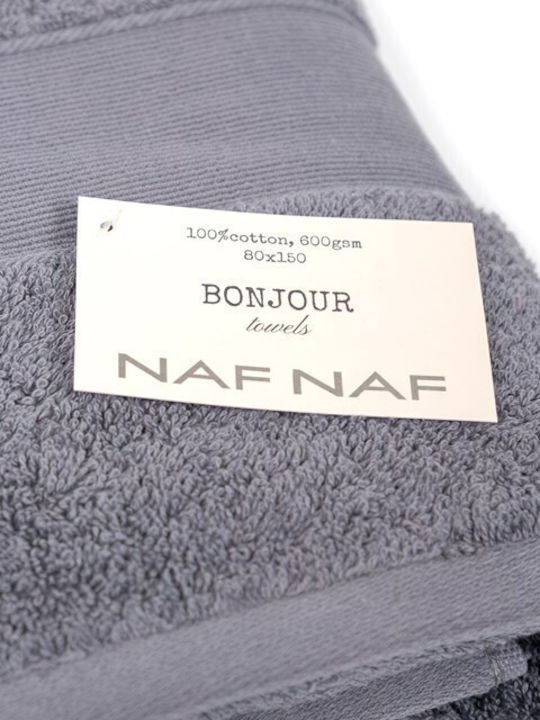 Naf Naf Πετσέτα Προσώπου 50x100εκ. Dk Grey