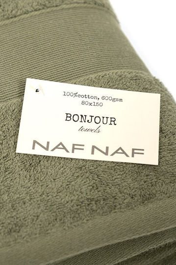 Naf Naf Handtuch 30x50εκ. Olive Green