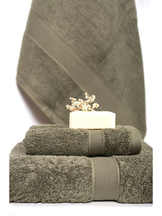 Naf Naf Хавлиена кърпа за тяло 80x150см. Olive Green