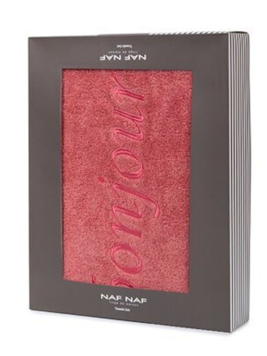 Naf Naf Πετσέτα Προσώπου Coral 2τμχ