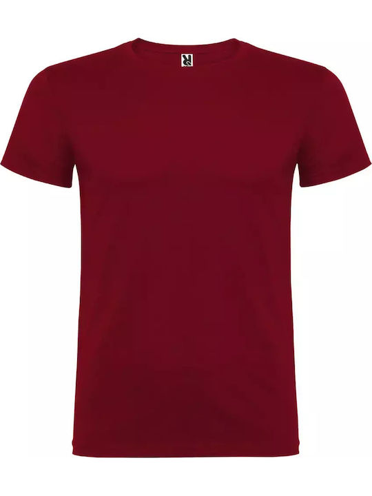 Roly Ανδρικό Διαφημιστικό T-shirt Κοντομάνικο Chocolate