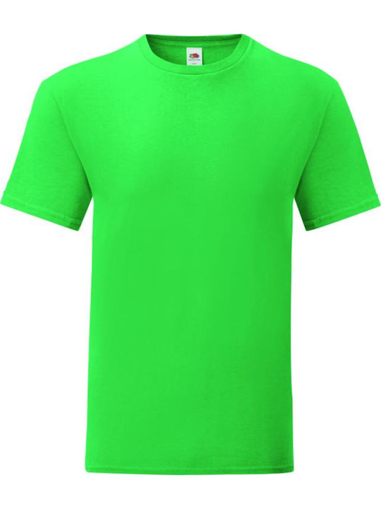 Fruit of the Loom Iconic Fruit Loom 150t Men's Short Sleeve Promotional T-Shirt Sunflower