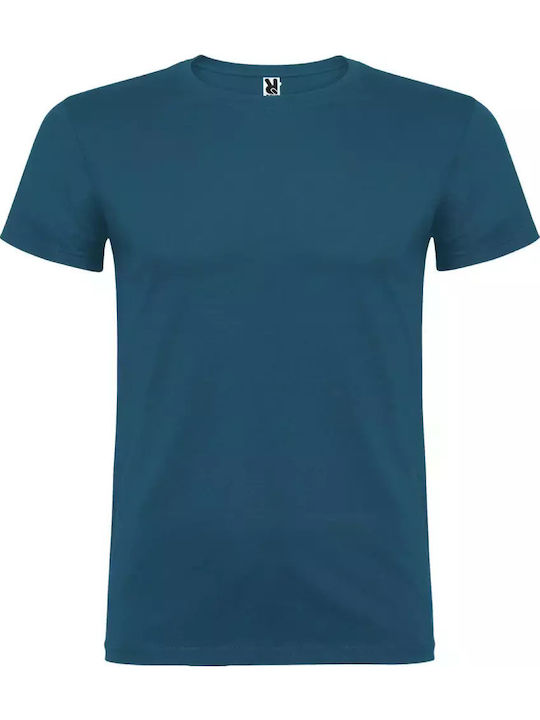 Roly Ανδρικό Διαφημιστικό T-shirt Κοντομάνικο Black