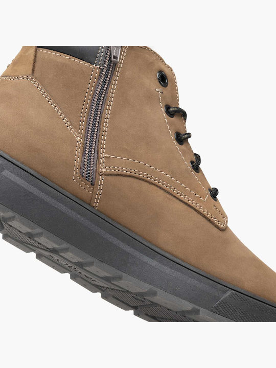 Leder Grün Stiefel
