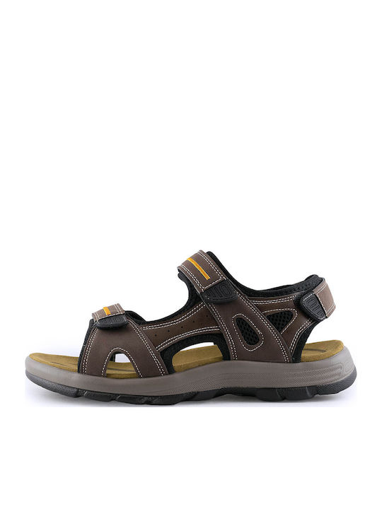 Herrensandalen in Braun Farbe