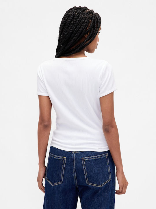 Γυναικείο Crop T-shirt Fresh White
