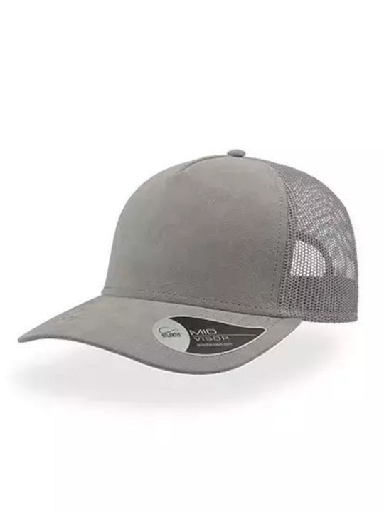 Atlantis Rapper Suede Five-Leaf Jockey Hat Code Rapper Suede Gray