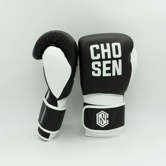 Chosen Boxing Gloves Leather for Competition Black