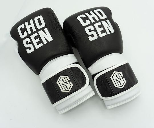 Chosen Boxing Gloves Leather for Competition Black