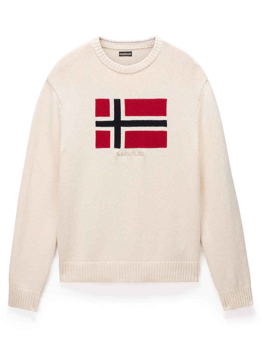 Langarm Beiges Pullover