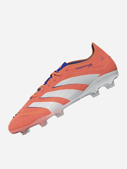 adidas Predator Pro Football Shoes with Cleats Orange