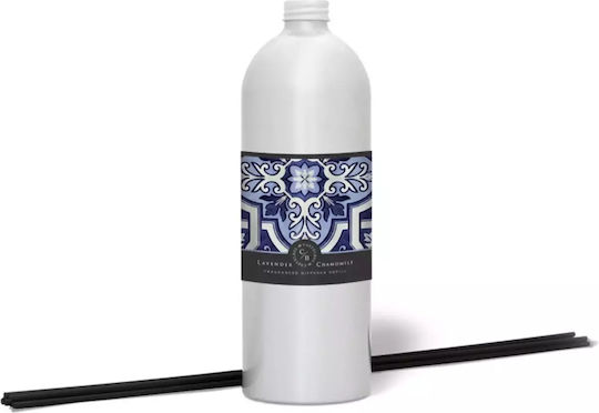 Castelbel Fliesenkollektion Lavendel Kamille Diffusor Ersatz 900ml Flüssiges Raumdüfte Nachfüllbehälter