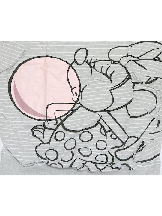 Disney Minnie Mouse Γυναικεία Μπλούζα Εγκυμοσύνης Dis Mf 53 18 8187 Mama Γκρι