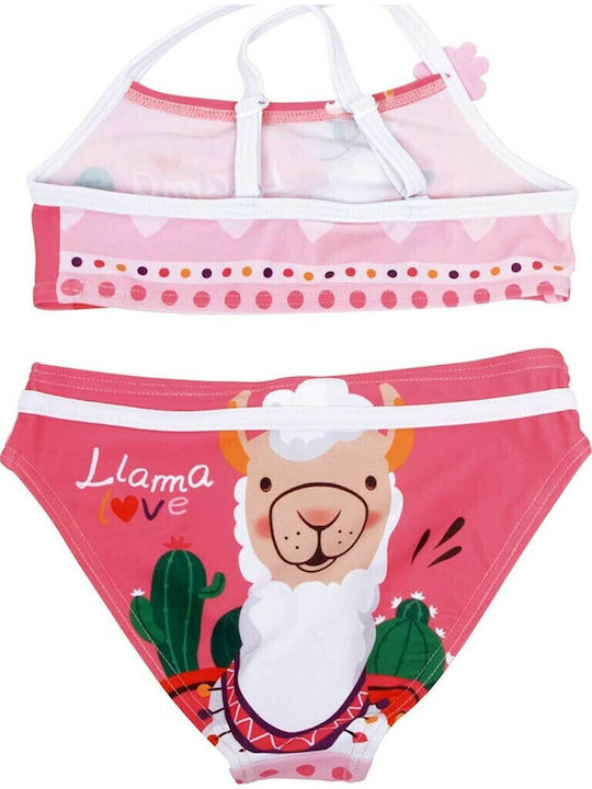 Lama Zk50687 Costum de baie pentru copii Bikini Roz Lama Zk50687 Costum de baie pentru copii Bikini Roz