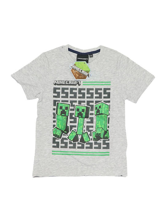 Mojang AB Kids' Pajamas Summer Cotton grey