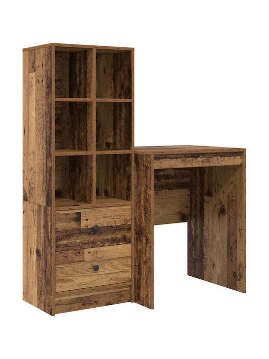Бюро Дървено Старо Дърво 60x50x76см