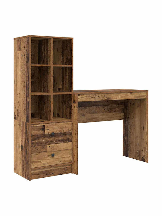Desk Wooden Old Wood 90x40x76cm