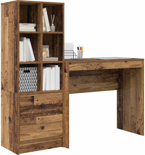 Desk Wooden Old Wood 90x40x76cm