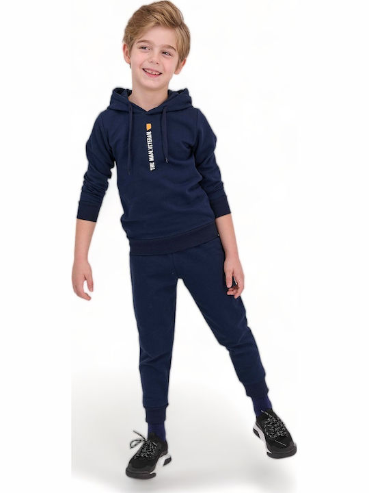 Kids Sweatpants Set Blue