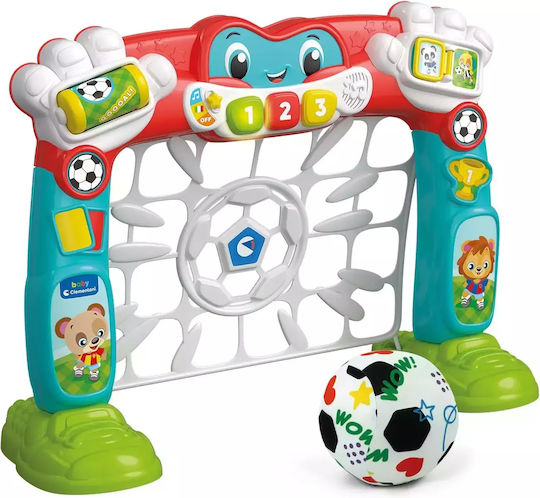 Baby Clementoni Детска Играчка Interactive Goal със Звуци за 18+ Месеца