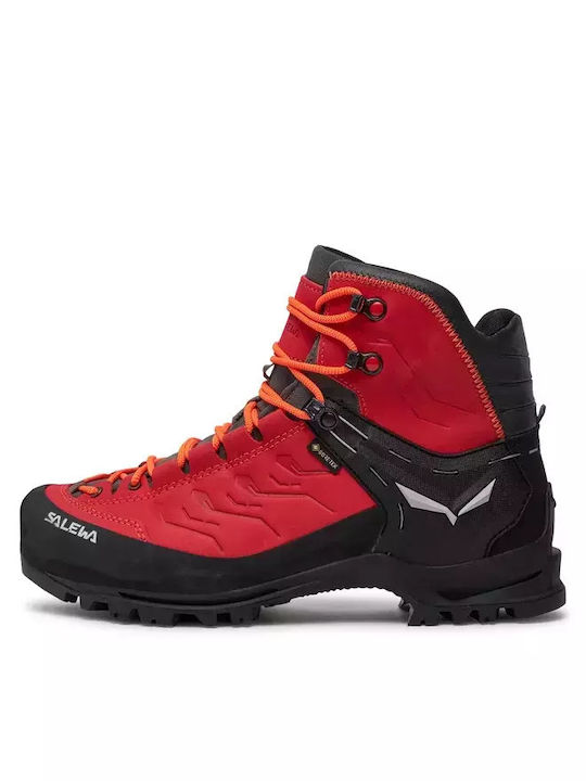 Salewa Rapace Ανδρικά Ορειβατικά Μποτάκια Αδιάβροχα με Μεμβράνη Gore-Tex Κόκκινα