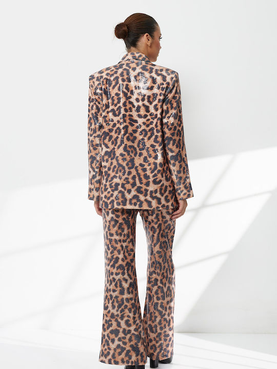 Дамски Leopard Костюм