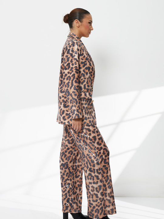 Дамски Leopard Костюм