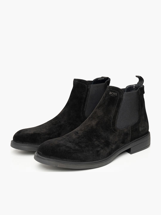 Piele Negru Ghete barbati