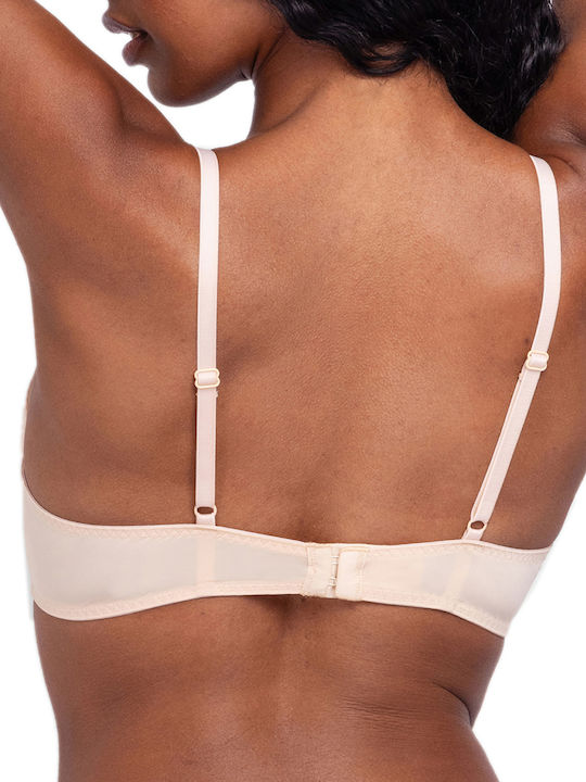 Bordeaux & Beige Сутиен с лека подложка & с Банели 2Pack