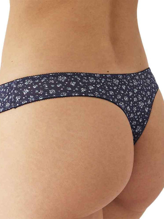 Βαμβακερά Дамско Слип 3Pack с дантела Green, White, Blue