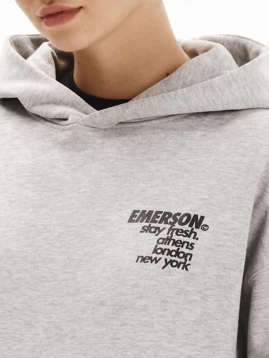 Women's Sweatshirt Hooded Gray