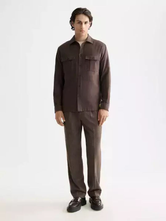 Long-sleeved Shirt Brown
