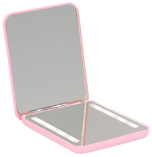 Moses Makeup Mirror Purse with Light 7.2x1.4cm Pink (Random Selection)