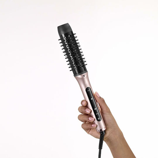 Babyliss Ceramic Electric Hair Brush with Air for Hair Straightening and Curls 96W