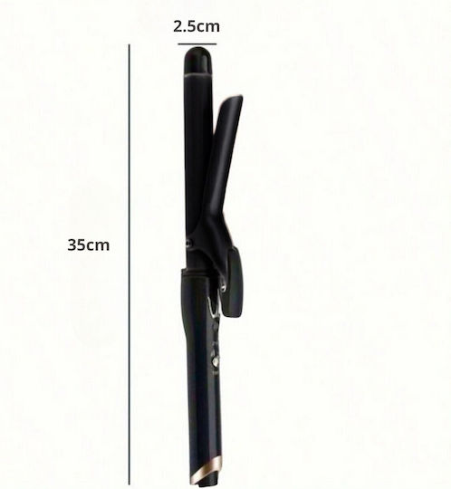 Uncle George Ψαλίδι Μαλλιών για Μπούκλες 25mm 45W 15.02.03-0003-BLK