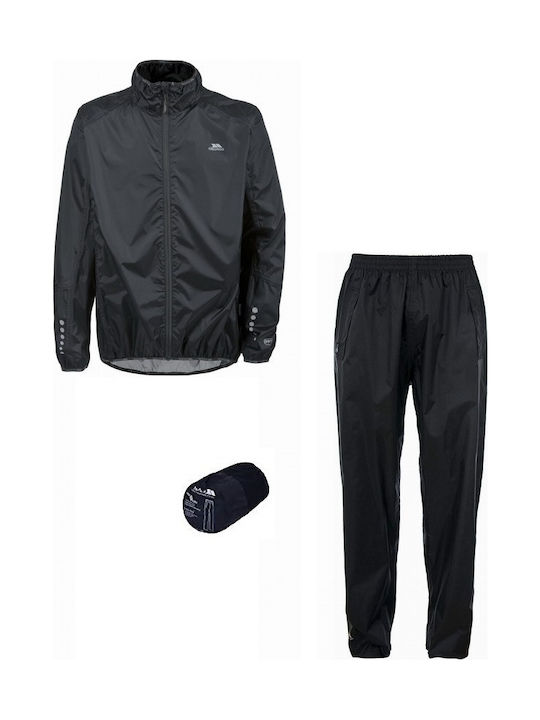 Set Waterproof Jacket Trousers Trespass Pack Away Blue 80100 Set Waterproof Jacket Trousers Trespass Pack Away Blue 80100
