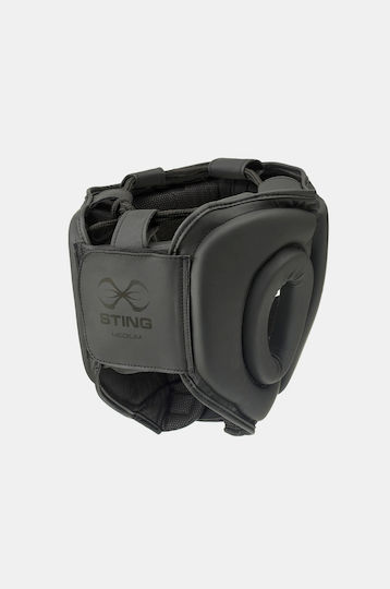 Sting Adult Full Face Boxing Headgear Black