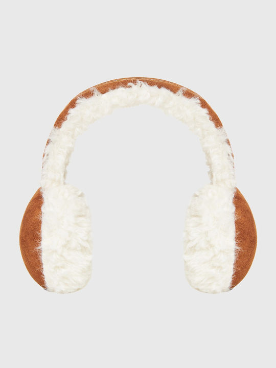 Γυναικείο Earmuff Πλεκτό σε Καφέ χρώμα