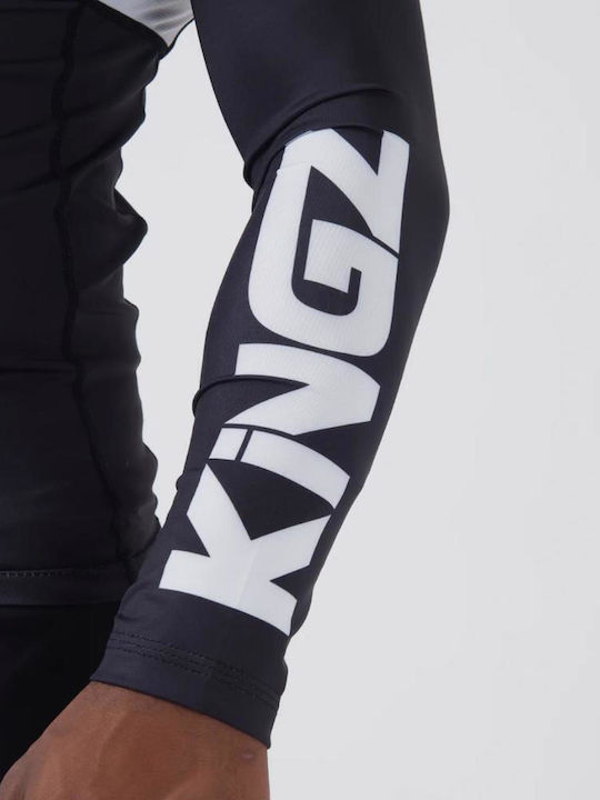 Kingz Ανδρική Μακρυμάνικη Μπλούζα KRS132 Μαύρη