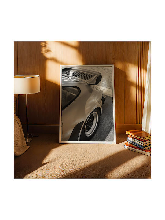 Poster Classic Porsche Cr051 21cm X 30cm White PVC Frame