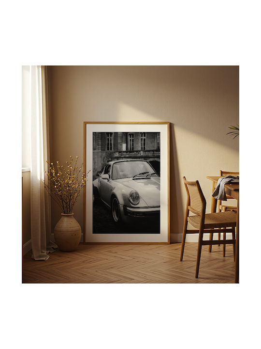 Poster Porsche 911 Turbo Cr055 21cm X 30cm White PVC Frame