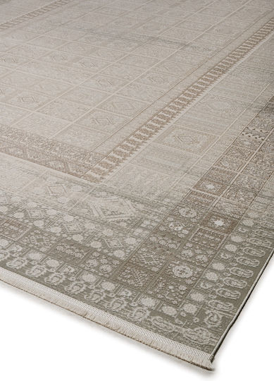 Viokarpet Arcadia 7124 Synthetisch,Polyester/Cotton/Leather Cream Beige