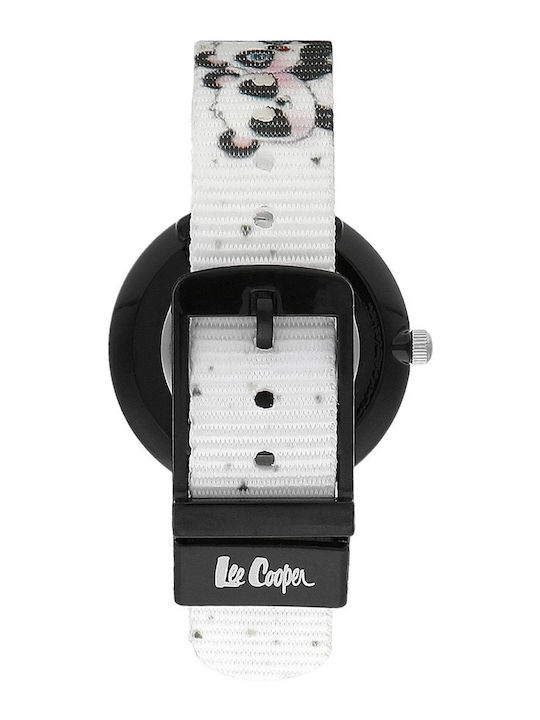 Kids Analog Watch with Fabric Strap White