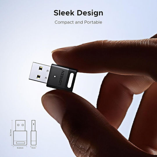 Usb Adapter Bt5.4 Plug & Play Ugreen Cm748 45134 Black