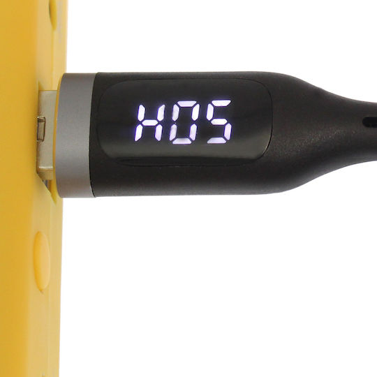 Moxom LED USB 2.0 to micro USB Cable Μαύρο 1m 6451 1τμχ