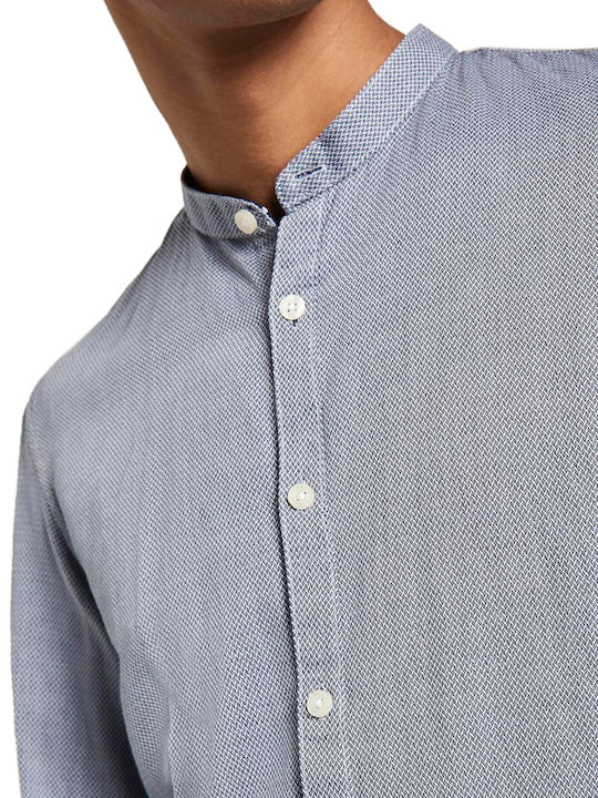 Long Sleeve Blue Shirt
