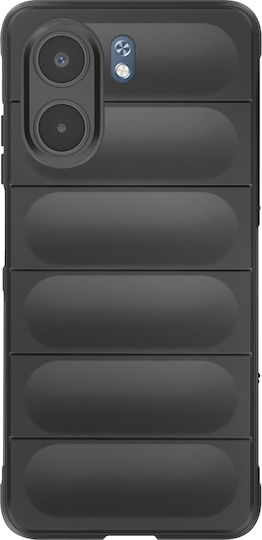 Avizar Weiche Silikonhülle Oppo A5x Kamera Verstärkung Schwarz