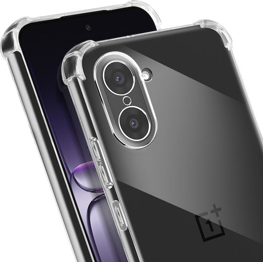 Avizar Case Cord Oneplus Nord Ce5 In Silicone Reinforced Corners Transparent