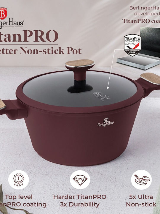 Berlinger Haus Leonardo Collection Aluminum Cookware Set With Non-Stick Coating 6 Pieces