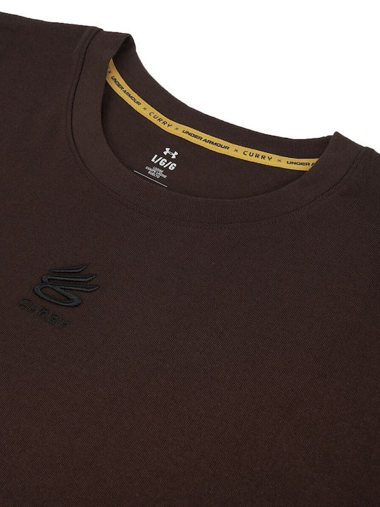 Curry T-shirt Καφέ